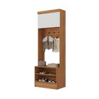 Sapateira 1 Porta Com Prateleira Externa Viena Espresso Móvei