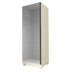 Sapateira 1 Porta Espelhada Gold 100% Mdf Off White