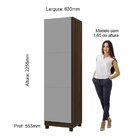 Sapateira 1 Porta Espelhada Gold Gelius Móveis Nogueira