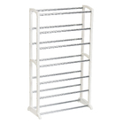 Sapateira 21 Pares Metal Prata 95x55,5x25,5cm Arthi