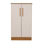 Sapateira 2 Portas 109,8cm X 63cm Alaska Freijó/off White