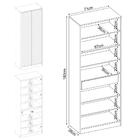 Sapateira 2 Portas 1 Gaveta E Espelhos Multimóveis Cr35179