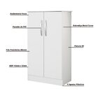 Sapateira 2 Portas 3 Prateleira Alaska Notável Móveis