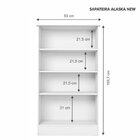 Sapateira 2 Portas Alaska Notável Móveis Nogal Trend