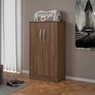 Sapateira 2 Portas Alaska Notável Móveis Nogal Trend