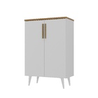 Sapateira 2 Portas Apolo Branco/cinamomo - Moville