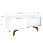 Sapateira 2 Portas De Correr Club Artemobili Branco/garapa