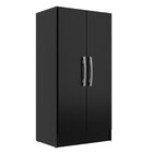 Sapateira 2 Portas E 3 Prateleiras Monaco Preto