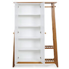 Sapateira 2 Portas Multiuso Stoka – Máxima - Nogal / Branco