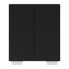 Sapateira 2 Portas Nina Multimóveis Preta/branca