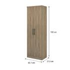 Sapateira 2 Portas Noce