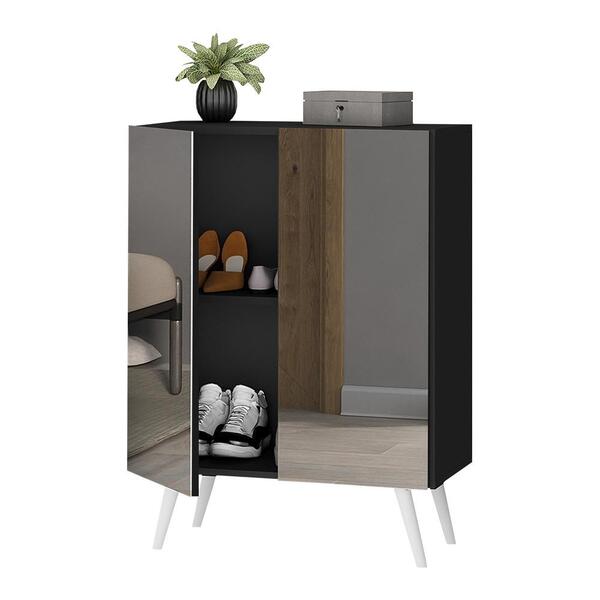 Sapateira 2 Portas Retrô Com Espelho Nina Multimóveis V6012