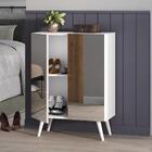 Sapateira 2 Portas Retrô Com Espelho Nina Multimóveis V6012