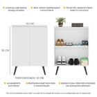 Sapateira 2 Portas Retrô Nina Multimóveis V6009