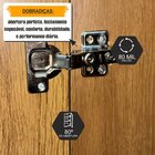 Sapateira 2 Portas Ripada Com Espelho Em Mdp 6 Prateleiras Ne