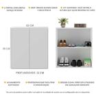 Sapateira 2 Portas Suspensa Nina Multimóveis V6008