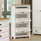 Sapateira 3 Gavetas Madeira Maciça 9126b Topazio Fnt