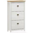 Sapateira 3 Gavetas Madeira Maciça 9126b Topazio Fnt