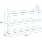 Sapateira 3 Lugares Tiras Pinus