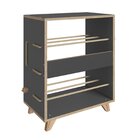 Sapateira 3 Níveis  Grafite