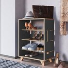 Sapateira 3 Níveis  Grafite