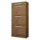 Sapateira 3 Portas 1 Gaveta Andes Ipê Valdemóveis