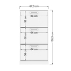 Sapateira 3 Portas Ema Branco