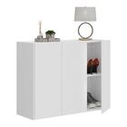 Sapateira 3 Portas Nina Multimóveis Branca