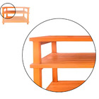 Sapateira 3 Prateleiras Madeira Maciça Natural