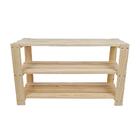 Sapateira 3 Prateleiras Niterói 50x85x30 Em Madeira De Pinus