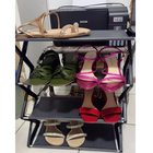 Sapateira 4 Andares Porta 8 Pares Desmontável/organizador