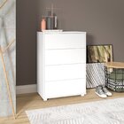 Sapateira 4 Portas Basculantes Brv Móveis Branco