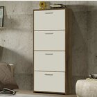 Sapateira 4 Portas Basculantes Carol  Jequitiba/off White