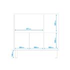 Sapateira 5 Nichos Branco/pinus Claro Blc 425 - Brv Móveis