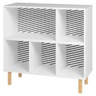 Sapateira 5 Nichos Branco/pinus Claro Blc 425 - Brv Móveis