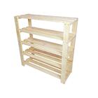 Sapateira 5 Prateleiras Niterói 89x85x30 Em Madeira De Pinus