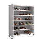 Sapateira 5 Prateleiras Panama Branca Casa Mobilia