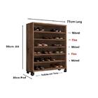 Sapateira 5 Prateleiras Panama Castani Brienza