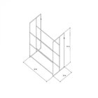 Sapateira 6 Pares Artefatos Preto Fosco