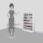 Sapateira 6 Prateleiras Bella  Branco