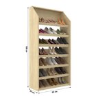 Sapateira 7 Prateleiras Ravenna Yescasa Carvalho