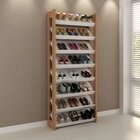 Sapateira 8 Prateleiras Az1006  Amêndoa/branco