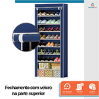Sapateira 9 Prateleiras Para Organizar Calçados E Objetos Cor