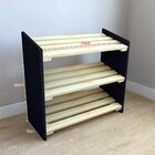 Sapateira  Natural & Colors 3 Prateleiras Mel / Preto