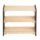 Sapateira  Natural & Colors 3 Prateleiras Natural