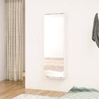 Sapateira Aérea Itajaí Com Espelho Para 10 Pares Branco - Pol