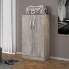 Sapateira Alaska New 3 Prateleiras 2 Portas Notável - Nude