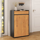 Sapateira Alta Organizador De Sapatos 2 Portas 4 Prateleiras