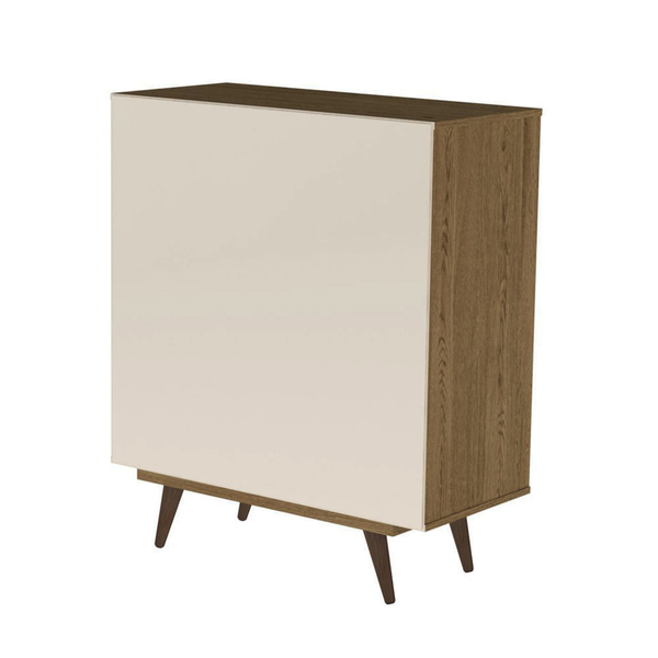 Sapateira Aparador 2 Portas Retrô 50 Carvalho/turquesa | Leroy Merlin