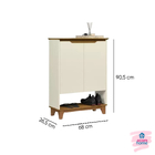 Sapateira Aparador Flow Hall De Entrada Off White